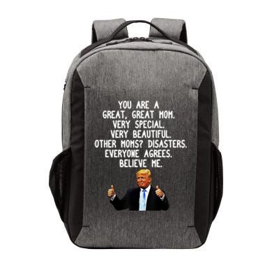 Funny Donald Trump Gift For Mother's Day Gag Gift Conservative Mom Vector Backpack