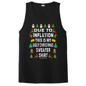 Funny Due to Inflation This is My Ugly Sweater For Christmas PosiCharge Competitor Tank