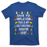 Funny Due to Inflation This is My Ugly Sweater For Christmas T-Shirt