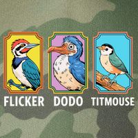Flicker Dodo Titmouse Bird Lover Legacy Tie Dye Trucker Hat