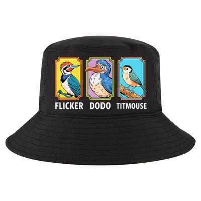 Flicker Dodo Titmouse Bird Lover Cool Comfort Performance Bucket Hat