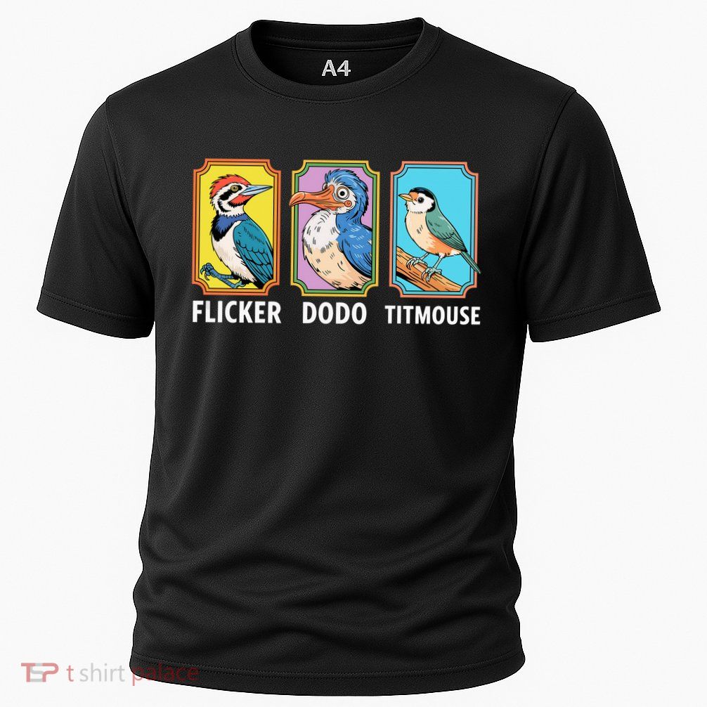Flicker Dodo Titmouse Bird Lover Performance Shirt