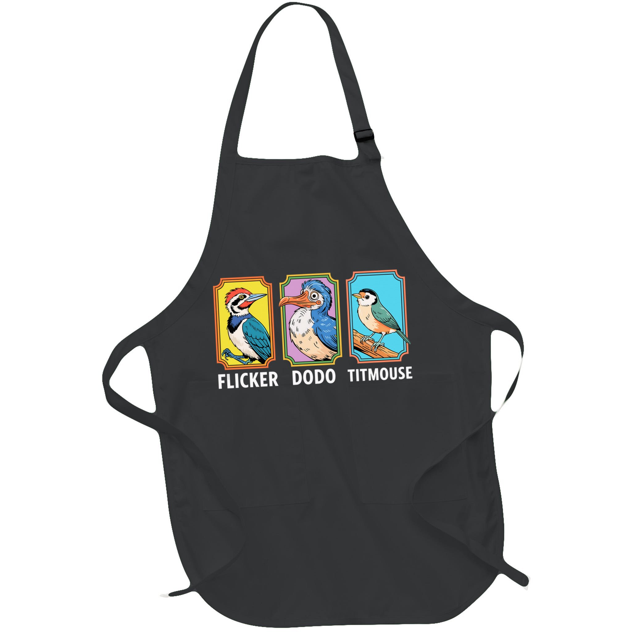 Flicker Dodo Titmouse Bird Lover Apron