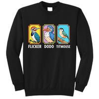Flicker Dodo Titmouse Bird Lover Sweatshirt