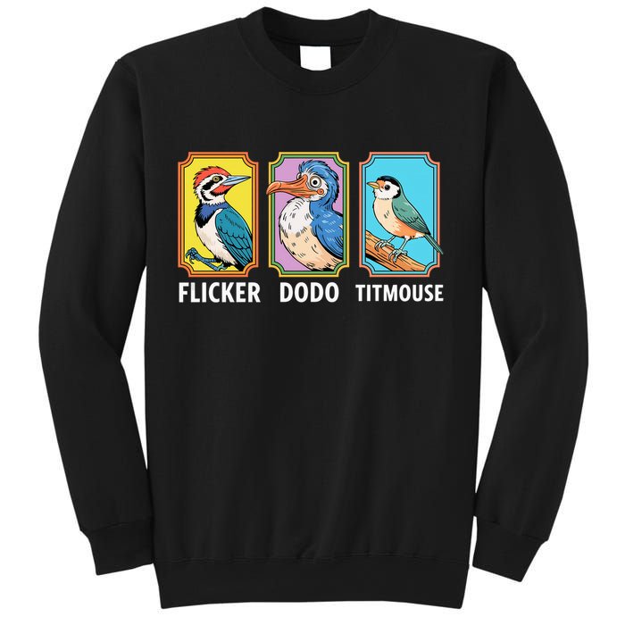 Flicker Dodo Titmouse Bird Lover Sweatshirt