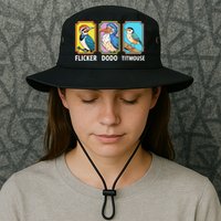Flicker Dodo Titmouse Bird Lover Bucket Hat