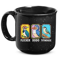 Flicker Dodo Titmouse Bird Lover 15oz Campfire Ceramic Mug