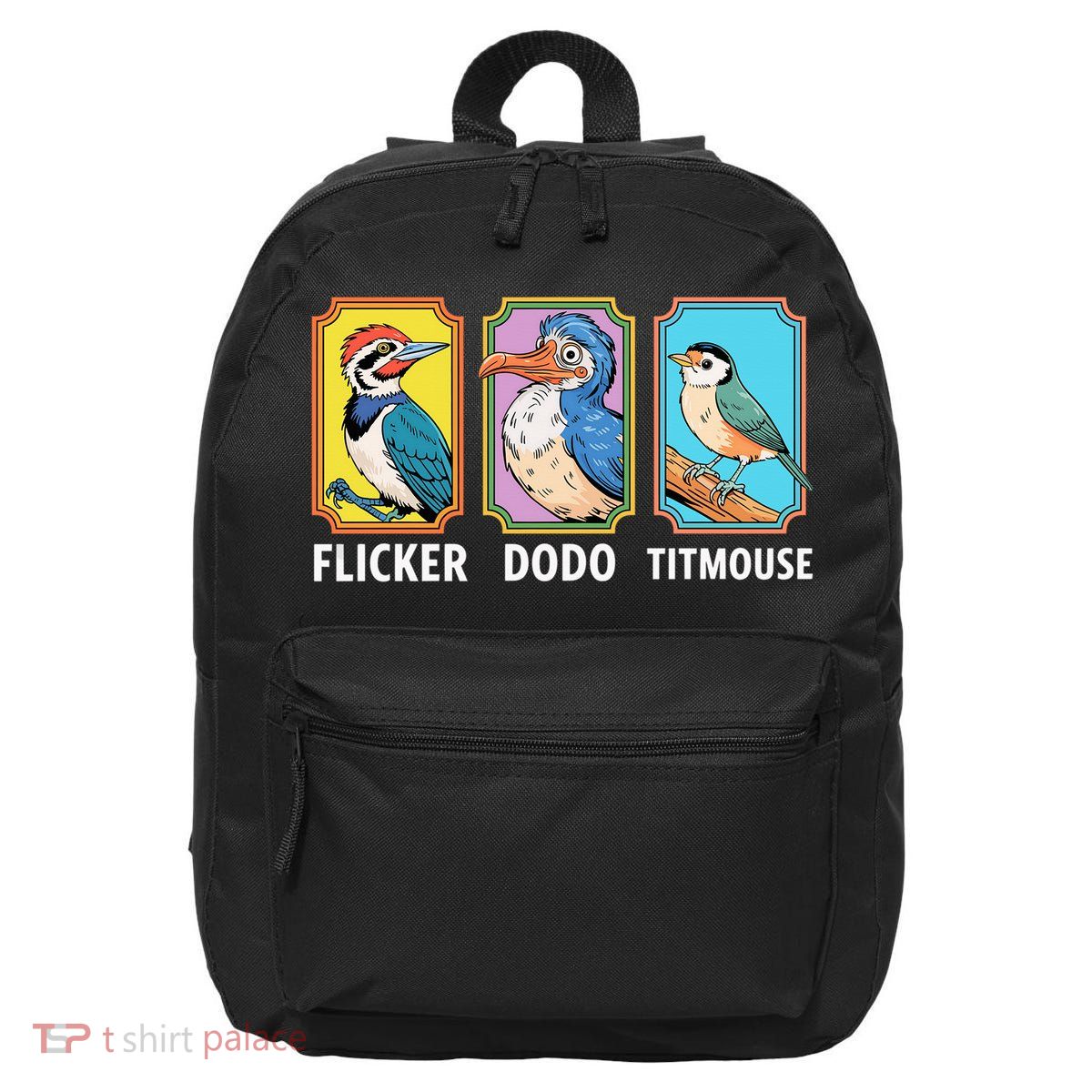 Flicker Dodo Titmouse Bird Lover 16 in Basic Backpack