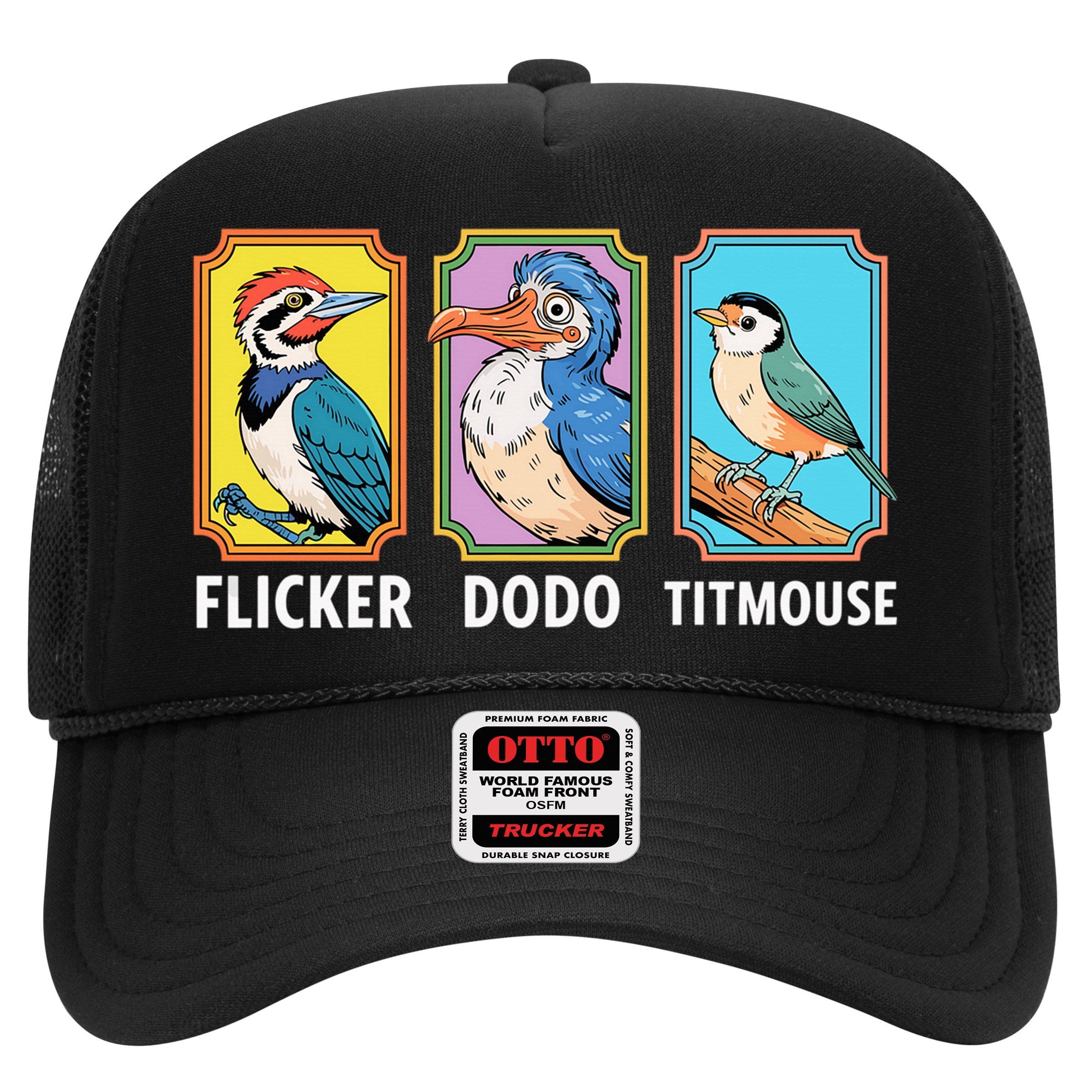 Flicker Dodo Titmouse Bird Lover Hat