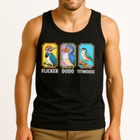 Flicker Dodo Titmouse Bird Lover Tank Top