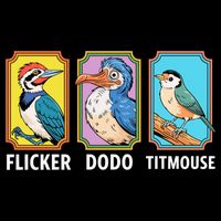 Flicker Dodo Titmouse Bird Lover Zip Tote Bag