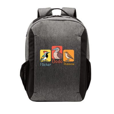 Flicker Dodo Titmouse Bird Lover Vector Backpack