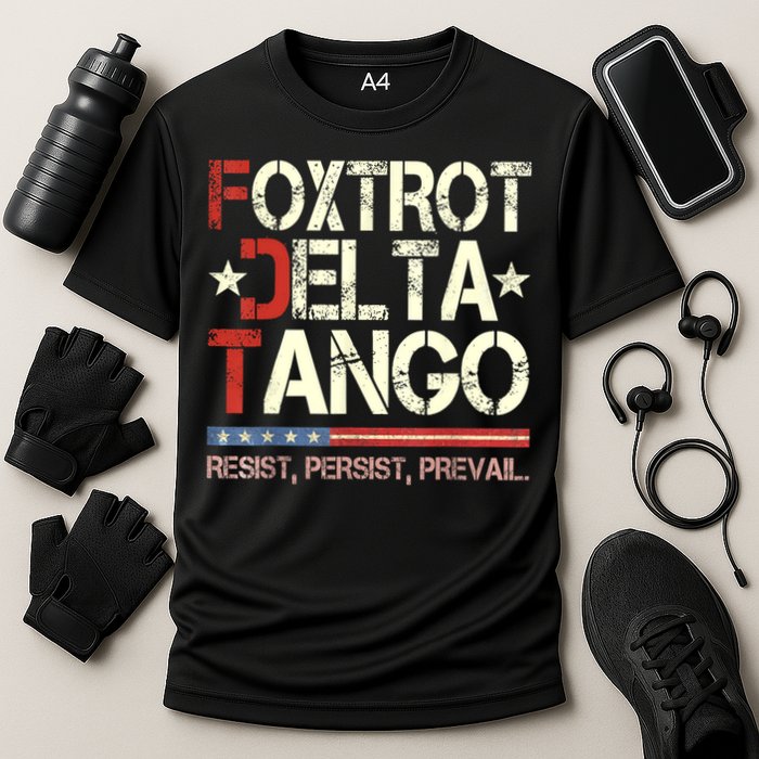 Foxtrots Delta Tangos Funny Foxtrots Delta Tangos Cooling Performance Crew T-Shirt