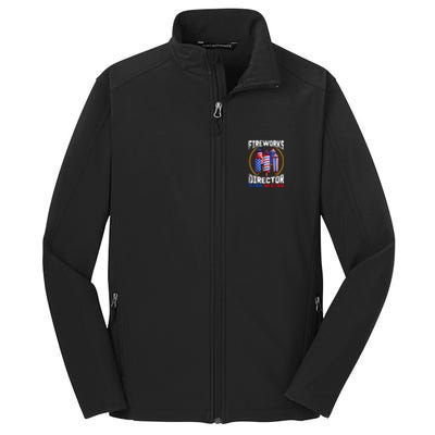 Firework Director Technician I Run You Run 4th Of July Meaningful Gift Core Soft Shell Jacket