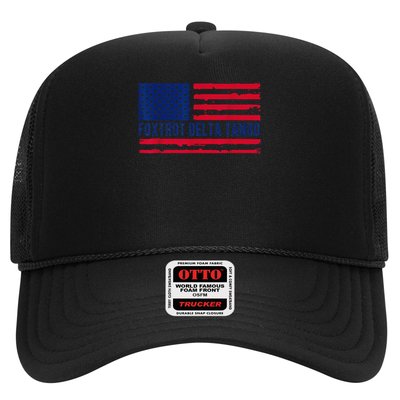 Foxtrots Delta Tangos Funny Foxtrots Delta Tangos Patriotic Trucker Hat