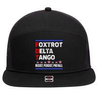Foxtrot Delta Tango Resist Persist Prevail 7 Panel Mesh Trucker Snapback Hat