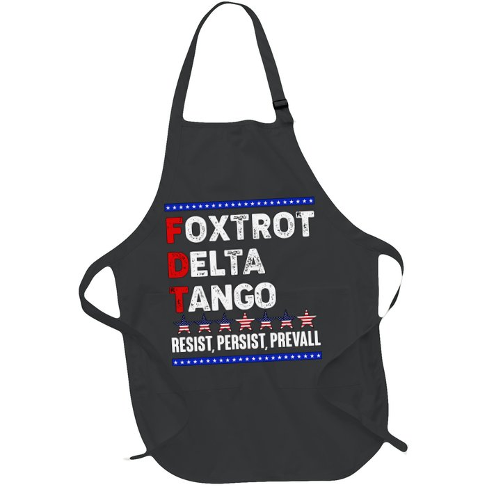 Foxtrot Delta Tango Resist Persist Prevail Apron