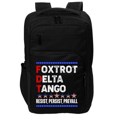 Foxtrot Delta Tango Resist Persist Prevail Impact Tech Backpack