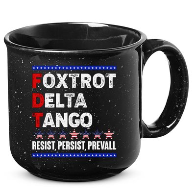 Foxtrot Delta Tango Resist Persist Prevail 15oz Campfire Ceramic Mug
