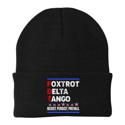 Foxtrot Delta Tango Resist Persist Prevail Beanie