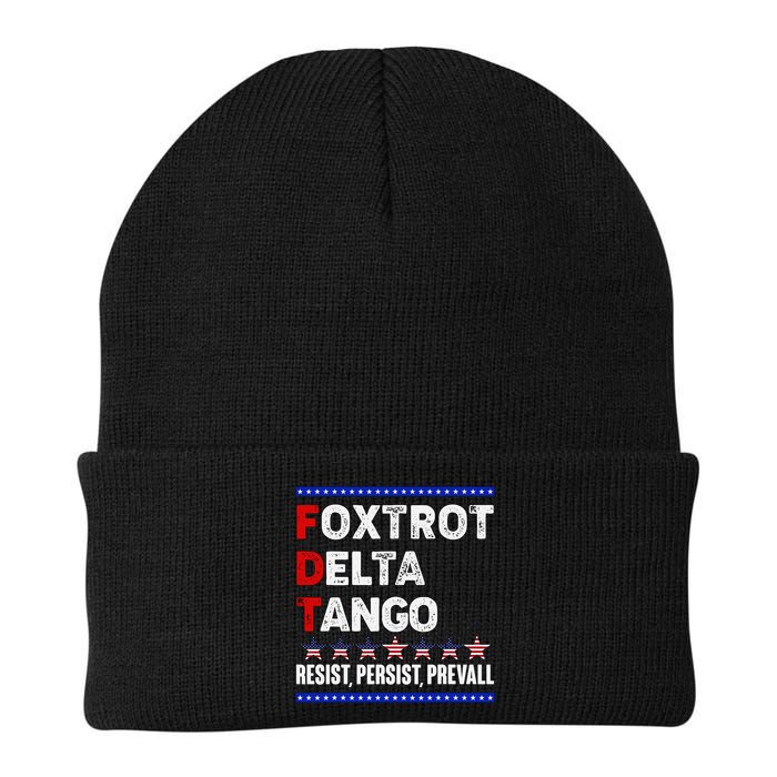 Foxtrot Delta Tango Resist Persist Prevail Beanie