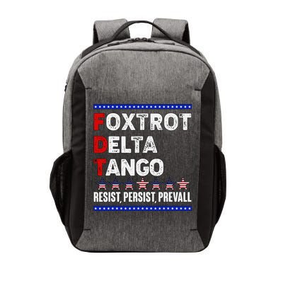 Foxtrot Delta Tango Resist Persist Prevail Vector Backpack