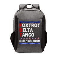 Foxtrot Delta Tango Resist Persist Prevail Vector Backpack