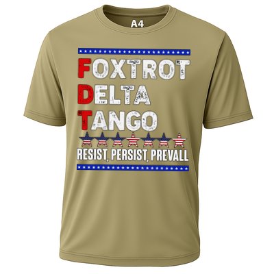 Foxtrot Delta Tango Resist Persist Prevail Cooling Performance Crew T-Shirt