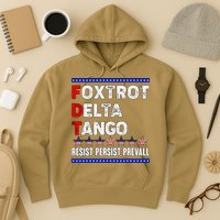 Foxtrot Delta Tango Resist Persist Prevail Hoodie