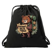 Foxtrots Delta Tangos Funny Foxtrots Delta Tangos Drawstring Bag