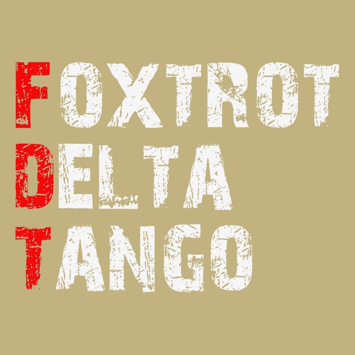 Foxtrots Delta Tangos Funny Foxtrots Delta Tangos Mousepad