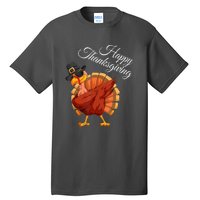 Funny Dabbing Turkey Happy Thanksgiving Gift Tall T-Shirt