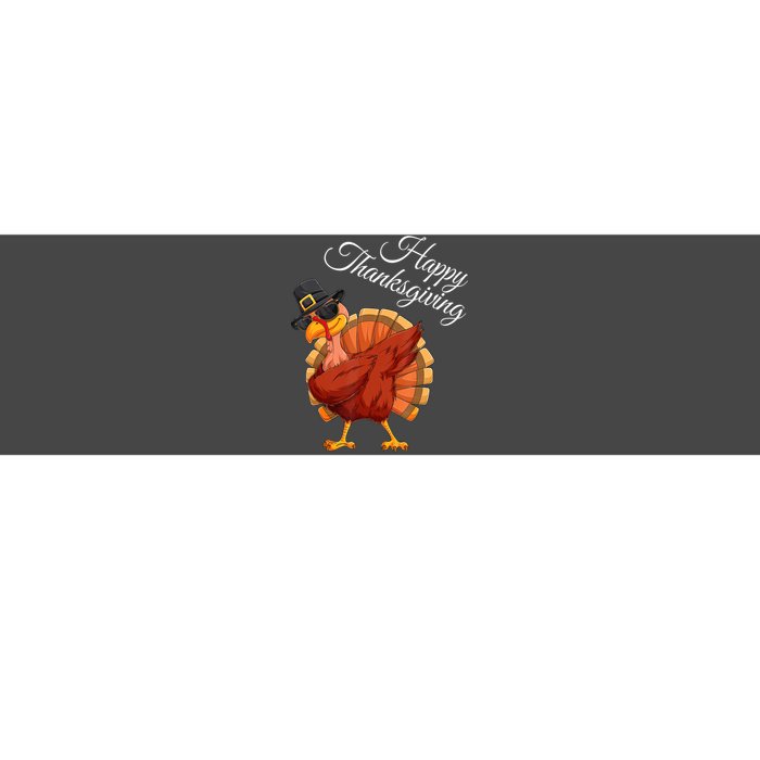 Funny Dabbing Turkey Happy Thanksgiving Gift Bumper Sticker