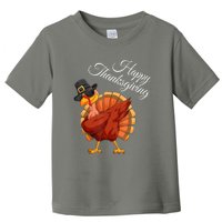 Funny Dabbing Turkey Happy Thanksgiving Gift Toddler T-Shirt