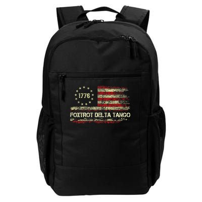Foxtrots Delta Tangos Funny Foxtrots Delta Tangos Daily Commute Backpack