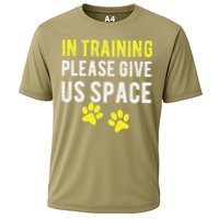 Funny Dog Trainer In Training Please Give Us Space Performance Shirt