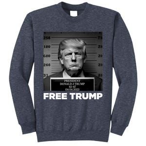 Free Donald Trump Mugshot Sweatshirt