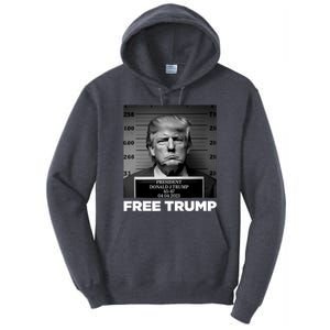 Free Donald Trump Mugshot Tall Hoodie