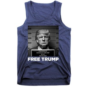 Free Donald Trump Mugshot Tank Top