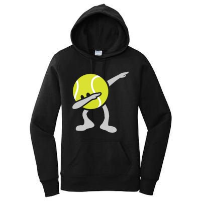 Funny Dabbing Tennis Ball Women's Pullover Hoodie