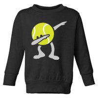 Funny Dabbing Tennis Ball Toddler Sweatshirt