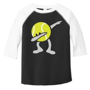 Funny Dabbing Tennis Ball Toddler Fine Jersey T-Shirt