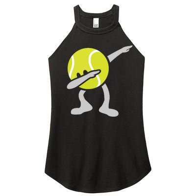 Funny Dabbing Tennis Ball Women’s Perfect Tri Rocker Tank