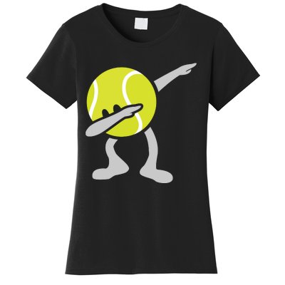 Funny Dabbing Tennis Ball Women's T-Shirt