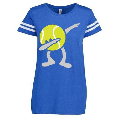 Funny Dabbing Tennis Ball Enza Ladies Jersey Football T-Shirt