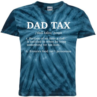 Funny Dad Tax Definition Apparel Kids Tie-Dye T-Shirt