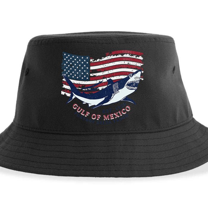 Foxtrot Delta Tango Shark Gulf Of Mexico Protest Sustainable Bucket Hat