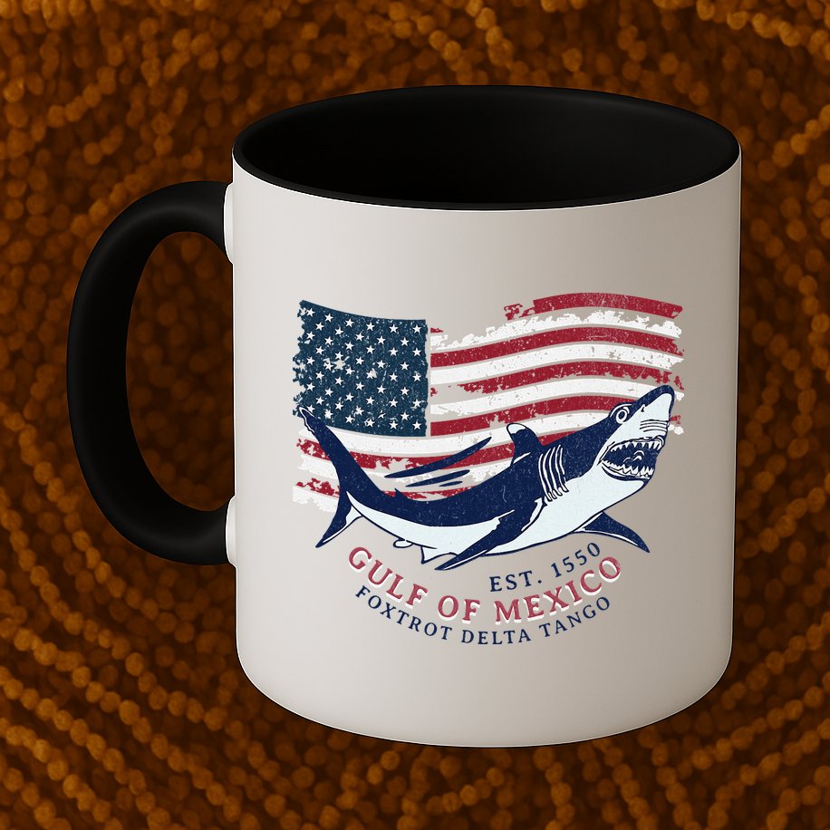 Foxtrot Delta Tango Shark Gulf Of Mexico Protest Mug