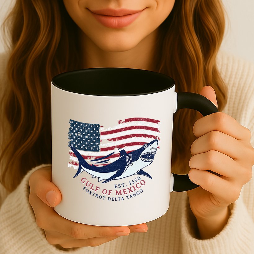 Foxtrot Delta Tango Shark Gulf Of Mexico Protest Mug
