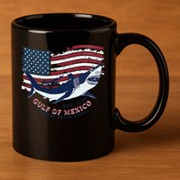 Foxtrot Delta Tango Shark Gulf Of Mexico Protest 11oz C Handle Ceramic Mug